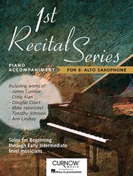 FIRST RECITAL SERIES A SAX PNO ACC cover